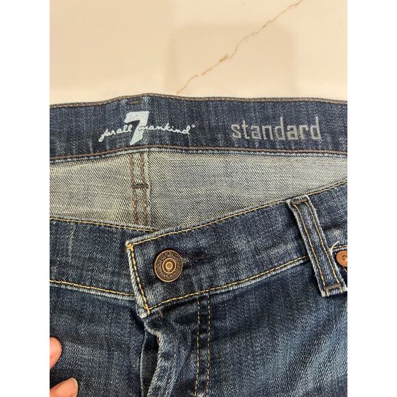 7 Seven For All Mankind Jeans Standard Womens SZ40 Denim Bootcut Stretch Premium - Picture 8 of 10